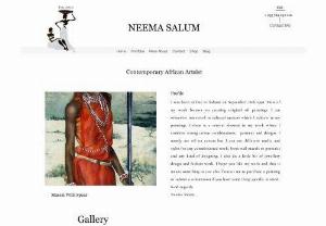 Neema Salum - Fine artist and designer. Specialising in painting but designing other items on request. Wall paintings, jewellery, clothes. African artist operating from Dar Es Salaam Tanzania.