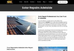 Solar Repairs Adelaide - If you are looking for a leading team to offer reliable solar repair services in Adelaide, look no further than Glenelg Electrical. We have been in the industry for many years, and our team has dealt with all sorts of solar-related issues. Is your system working as effectively as expected? If not, don’t worry. The solution is here with us at Glenelg Electrical.