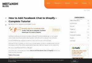 How to Easily Add Facebook Chat to Your Shopify Store: A Quick Guide - If you&#039;re looking to give your Shopify store a quick and effective chat functionality, consider integrating Facebook Messenger! It&#039;s a straightforward process, and in this blog post, we&#039;ll walk you through the complete step-by-step tutorial on how to add Facebook Chat to Shopify, without needing any help from a developer. 