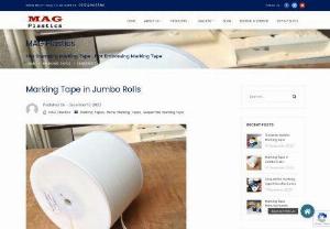 Marking Tape in Jumbo Rolls - Marking tape in jumbo rolls typically refers to large rolls of tape used for various marking purposes in industrial or commercial settings. This type of tape is often used for floor marking, color-coding, safety markings, and other applications where clear and visible markings are necessary. Here are some key points related to marking tape in jumbo rolls: