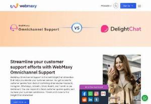 DelightChat Alternatives - Features &amp; Pricing | WebMaxy  - This is a detailed comparison between DelightChat and DelightChat alternatives. Learn how DelightChat alternatives differ in features and pricing.  