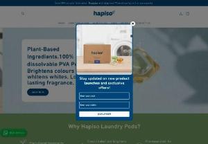 Hapiso Chemical-Free Laundry Liquid Detergent Pods - Experience the revolution in laundry care with Hapiso Chemical-Free Laundry Liquid Detergent Pods. Bio-friendly, eco-efficient, and hypoallergenic. Ideal for all washing machines. Shop now!