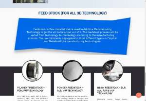 Leading Provider of Feedstock for Diverse Additive Manufacturing Technologies|Wipro 3D - At Wipro 3D, we specialize in high-quality feedstock, the essential raw material in Additive Manufacturing Technology. We customize the feedstock process to align with each technology, ensuring the highest level of output