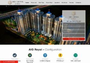 AIG Royal Greater Noida West - AIG Royal Noida Extension Specifications at the development includes Good quality ceramic tiles, Granite working platform, high quality Modular switches, 24 Hours power backup provision, Branded CP fitting, good Granite Top Counter and high quality other Specifications.
