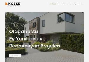 KOSSE ARCHITECTURE - Kosse Architecture is an architectural office that carries out project and application activities in the field of Interior Architecture, aims to be innovative and the best in its sector.