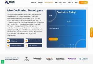 Hire Dedicated Developers - Krishang Technolab&nbsp;is a renowned software development company with more than 250 talented and skilled developers globally. Hire Dedicated Indian Developers Per the Needs of Your Business to Create Robust, Interactive, and Highly Scalable Apps. We provide hourly or monthly hiring options for committed developers and programmers.