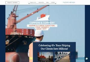 Coppers and Company - For over four decades, Coppers & Company has been the trusted New Orlean' name in marine surveying and  steel shipped by sea involving insurance claims. Our seasoned professionals have over 18 legal cases acting as an expert witness. Our reputation as the authors of 'Steel: Carriage by Sea', the industry's definitive guide, speaks volumes about our ability to ensure the highest safety practices, while providing the answers that have saved our clients millions.