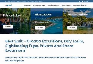 Split - Croatia excursions, day tours, sightseeing trips, private and shore excursions starting from Split - Since 2005. “Portal Day Tours” has become one of the most popular tour operators in Croatia, but we still strive to maintain our personal service and Croatian hospitality.