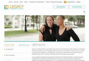 LGBT Services in Houston TX - Legacy recognizes that LGBT patients often have unique needs that require equally unique responses.