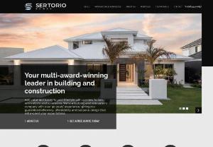 Sertorio Homes - Sertorio Homes adds value and luxury to homes through construction and renovations. A multi-award winning company, we are leaders in building and construction in Perth. Our dedicated team of specialists make dream homes a reality, whether buidling upon an existing house or constructing a completely new home. We are a family-run business, established in 1979. For over 40 years, we have been exceeding clients' expectations with affordable, quality homes. Visit our website to...