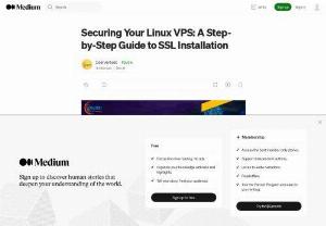 Securing Your Linux VPS: A Step-by-Step Guide to SSL Installation - Explore the comprehensive guide on securing your VPS with a step-by-step walkthrough of SSL installation. This expert tutorial equips you with the essential knowledge and practical instructions to fortify your VPS against potential threats, ensuring a robust and encrypted communication layer through SSL implementation.