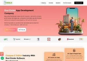 Real Estate App Development Company - Nimble AppGenie - Nimble AppGenie is a top real estate app development company that offers cost-effective app &amp; web solutions for the real estate industry. Contact Us Now.