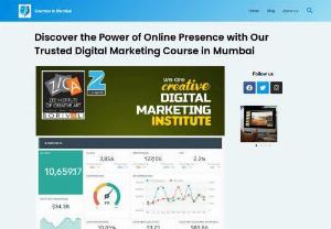 Best Digital Marketing Course in Mumbai - In the fast-paced world of the digital era, having a strong online presence is no longer a luxury but a need for those who want to flourish. The demand for talented digital marketers is increasing as organizations transition to digital platforms. In the fast-paced city of Mumbai, where chances abound, selecting the correct educational college is critical. This is where the Zee Institute of Creative Art (ZICA)  in Borivali and Malad shines as a beacon, helping people discover the secrets...