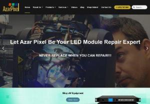 azarpixelcom - We do led panel services, Led pixel repair. Stage light design and installation. stage light repair. AV electronic equipment services.