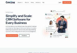 CrmOne: One Stop Solutions - CrmOne automatically saves Leads data, automates workflow, integrates social media & teams unite to create a single platform for sales efficiency, offering unlimited access to tools & global CRM.