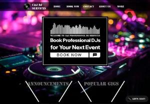 CandJ DJ Services - We are two DJs in high school and we offer professional music services tailored to your budget.
