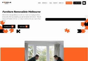Furniture Movers Melbourne | Furniture Removalists Melbourne | Puzzle Movers - Trusted Furniture Movers Melbourne. Affordable, reliable, and hassle-free local and interstate furniture moving services in Melbourne by Puzzle Movers.