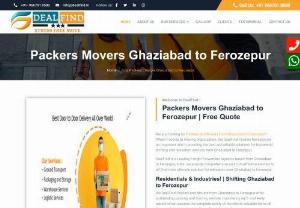 Movers Packers Ghaziabad to Ferozepur | Rate @9667018580 - Packers and Movers from Ghaziabad to Ferozepur offer outstanding packing and moving services considering each and every aspect which assures the complete safety of the clients valuable items till they reach their destination From Ghaziabad to Ferozepur.  We are one of the Best Packers and Movers Ghaziabad to Ferozepur guarantee you to provide you an excellent shifting experience at an affordable budget.