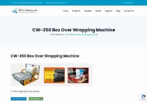 CW-350 Box Over Wrapping System - Automatic Wrapper Machine - All Pro Solutions has the best tabletop manual over wrapping machine, CW-350, for any small rectangular shape objects like perfume, cosmetic boxes, tea, playing cards etc. as well as CD/DVD/Blu-Ray cases and video game cases. Simple to use, small and not expensive tabletop machine, provide professional packaging for your product. Very attractive price with really high manufacturing quality.