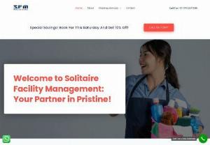 Professional Home Cleaning & Pest Solutions - Solitaire Facility Management - Facility Management offers top-notch deep home cleaning and pest control services. Experience the difference with our professional, eco-friendly solutions