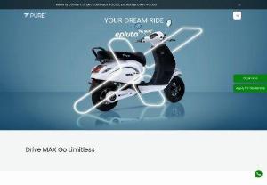 Top electric scooter in India | high range electric scooter - ePluto 7G Max is the top electric scooter perfect choice for anyone who demands both speed & reliability. Experience the thrill of the ride with Bluetooth Connectivity & smart AI battery, which commutes range of 150-201 km range