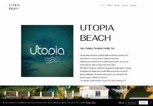 Utopia Beach Villa - Your private, beachfront villa awaits you for your perfect holidays. Just 50 meters from the sea, including 3 rooms and over an acre of private garden.
