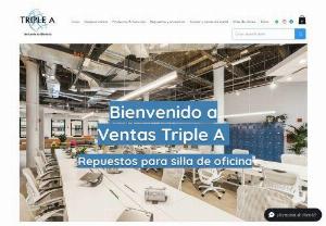 Ventas Triple A - Spare parts, repair and maintenance of office and gamer chairs. Office, school, cafeteria and custom furniture. Metal furniture Office renovations Metal beds and slatted bases.