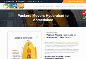 Movers Packers Hyderabad to Ahmedabad | Rate @9667018580 - Packers and Movers from Hyderabad to Ahmedabad offer outstanding packing and moving services considering each and every aspect which assures the complete safety of the clients valuable items till they reach their destination From Hyderabad to Ahmedabad.  We are one of the Best Packers and Movers Hyderabad to Ahmedabad guarantee you to provide you an excellent shifting experience at an affordable budget.