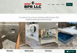 BPR LLC - NH Tile contractor with 25 years of experience in tiling Showers, floors, pools, spas, and with lifetime warranty materials! Tile, stone, granite, or Marble! Even Epoxy grout!