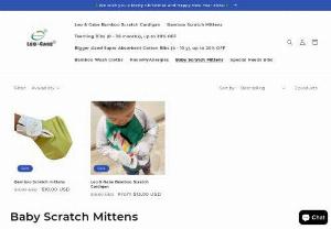 Baby Scratch Mittens - Leo &amp; Gabe&#039;s baby scratch mittens provide you with the peace of mind to let your little human explore the world carefree. From shielding against accidental scratches to providing warmth to tiny hands, these little accessories are essential for your baby.