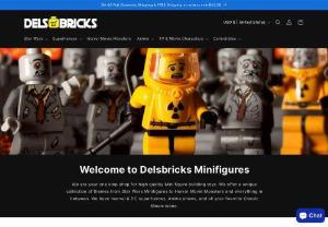 Delsbricks - Delsbricks is proud to offer Minifigures, Toys, Cosplay Props, Custom Art and collectibles, Lapel Pins, and more. We specialize in Horror movies and creepy cool themes, Science fiction, fantasy, Pop culture, and the Star Wars universe.