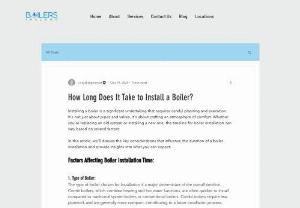 How Long Does It Take to Install a Boiler? - Are you curious about how long it takes to install a boiler? Uncover the details and ensure the best service with Boilers Ireland. If you&#039;re contemplating a boiler installation, contact us for a seamless and efficient process. Get expert assistance and swift installations for a cozy home today.  #BoilersIreland #Installation #Maintanance #Services 