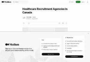 Healthcare Recruitment Agencies In Canada - Healthcare recruitment agencies in Canada serve as essential connectors in the intricate web of the country&rsquo;s healthcare ecosystem.