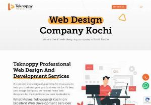 Teknoppy - We provide web design and development services to help you start and grow your business. As Kochi's best web design company, we hire the finest web designers for the creation of our web applications.