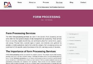 form processing service - If you're seeking the best form processing service in the USA? Contact Dazonn Assist, our streamlined process designed to meet diverse needs seamlessly. Our team offers expert and straightforward forms processing services tailored to your requirements. Enhance your data management with our reliable and professional approach, optimizing the form processing service for increased productivity. Choose us for efficient solutions that prioritize precision and effectiveness in form...