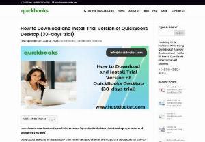 Download and Install Trial Version of QuickBooks Desktop - Dicey about investing in QuickBooks? Often when deciding whether to incorporate QuickBooks for day-to-day accounting activities or not, business owners get confused.