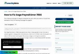 Fix Sage Error 7866 - In this blog post, we&#039;ll delve into the causes of the Sage Error 7866, discuss its common symptoms, and provide you with a comprehensive step-by-step guide to resolving it. 