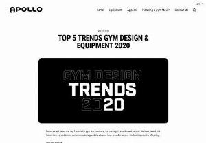 Top 5 Trends in 2020 - Gym Design &amp; Equipment &ndash; Apollofitness.ie - Below we will detail the top 5 trends for gym in Ireland over the coming 12 months and beyond. We have based this list on interest and trends out own marketing and data teams have provided us over the last few months of trading.  Lets get started: Heart Rate Group Training Big not the list in 2020. Offer your clients 