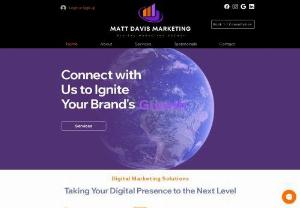Matt Davis Marketing & Web Design - Matt Davis Marketing offers Logo design services & brand development, digital strategy development, website design & development, SEO, Paid Advertising, Content Marketing, and more.