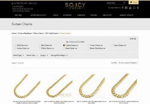 14K Gold Cuban Chains Made with 100% Real Gold for Men - Shop Solid Gold Cuban Link Chains made with 14K pure gold metal for men at discounted price. Browse 14k cuban chains collection available in yellow gold online with best offers, deals & free shipping