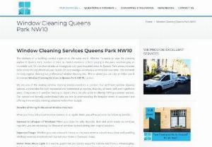 Window Cleaning Services Queens Park NW10 - Hiring our professional residential window cleaning services in Queens Park, NW 10. We use industry-standard tools, purified water and eco-friendly solution for removing every kind of dirt mark from windows.