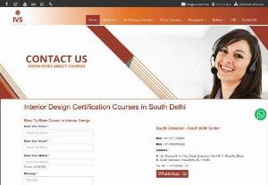 Interior Design Courses in South Delhi  - IVS School of Design is one of the best interior designing institutes in South Delhi and stands out as one of the premier institutes for interior architecture courses. Renowned for its comprehensive curriculum and industry-relevant approach, IVS offers a dynamic learning environment that nurtures creativity and practical skills. With state-of-the-art facilities and a faculty comprising seasoned professionals and experts in the field, the institute ensures a holistic learning experience....