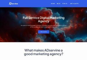 ADservine - Digital Marketing Agency - Comprehensive Digital Marketing Agency and Expert Content Creators. Explore our array of insightful marketing articles in the Blog section.