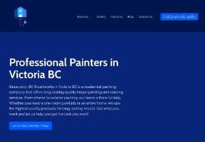 Professional Painters in Victoria BC - BC Brushworks - Since 2017, BC Brushworks in Victoria BC is a residential painting company that offers long-lasting quality house painting and staining services. From interior to exterior painting, our team is there to help. Whether you need a one-room paint job or an entire home, we use the highest quality products for long-lasting results. Get what you want and let us help you get the look you want!