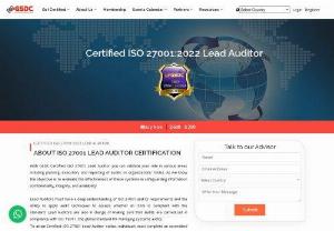 Why pursue ISO 27001 Lead Auditor Certification from GSDC? - With GSDC Certified ISO 27001 Lead Auditor you can validate your role in various areas including planning, execution, and reporting of audits on organizations&#039; ISMSs. As we know the objective is to evaluate the effectiveness of these systems in safeguarding information confidentiality, integrity, and availability.  Lead Auditors must have a deep understanding of ISO 27001 and its requirements and the ability to apply audit techniques to assess whether an ISMS is compliant with...