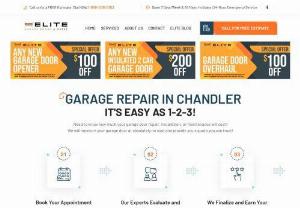 Garage Door Repair In Chandler AZ - Is your garage door stuck, broken or its parts stopped working? Feeling your garage door needs repair? If so, we can help you, we are a team of skilled and experienced repairer. We offer garage door repair in Chandler AZ and nearby areas. What you have to do is just call us and let our experts know the exact problem, They will come to your place and repair your garage door as soon as possible.