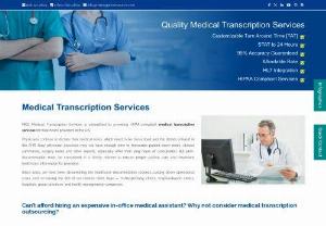 Medical Transcription Services | Transcription Service - Get quality medical transcription services that will meet your expectations. Transcription service from the best medical transcription company in the U.S!