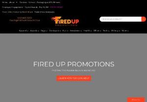 Fired Up Promotions - Branding is crucial for your company because it is the visual identity of your business and, done properly, gives your business not just a name, but a voice and encourages consumer awareness about your business. There is no one-size-fits-all marketing plan for every business. Partner with Fired Up Promotions to get a curated and comprehensive marketing plan that raises the bar.