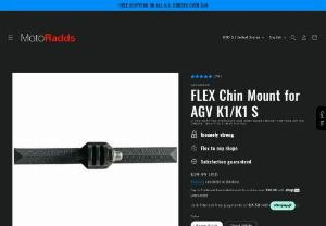 FLEX Chin Mount for AGV K1/K1 S – MotoRadds - Mount your GoPro, Insta360, DJI Osmo Action camera, and more to your AGV K1/ AGV K1 S helmet. With total flexibility to any shape, super strong authentic 3M foam adhesive, and a horizontal design that covers more surface area and gives more frictional support than traditional mounts. This makes the MotoRadds FLEX Slim the best and strongest helmet mount on the market.