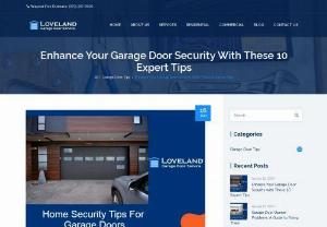 Top 10 Garage Door Security Tips for a Safer Home - Discover expert advice on enhancing your garage door security. From locking mechanisms to smart openers, surveillance cameras, and strategic lighting, these ten tips will fortify your garage, providing peace of mind for you and your family